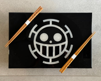 Anime-Inspired Pirate Flag Sushi Board
