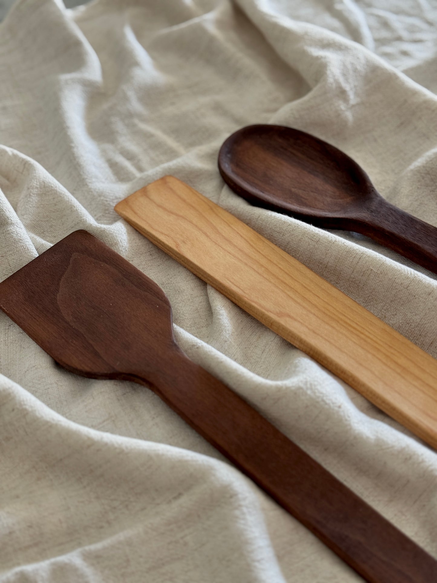 Handcrafted Hardwood Cooking Utensils – Wooden Spoon & Spatula