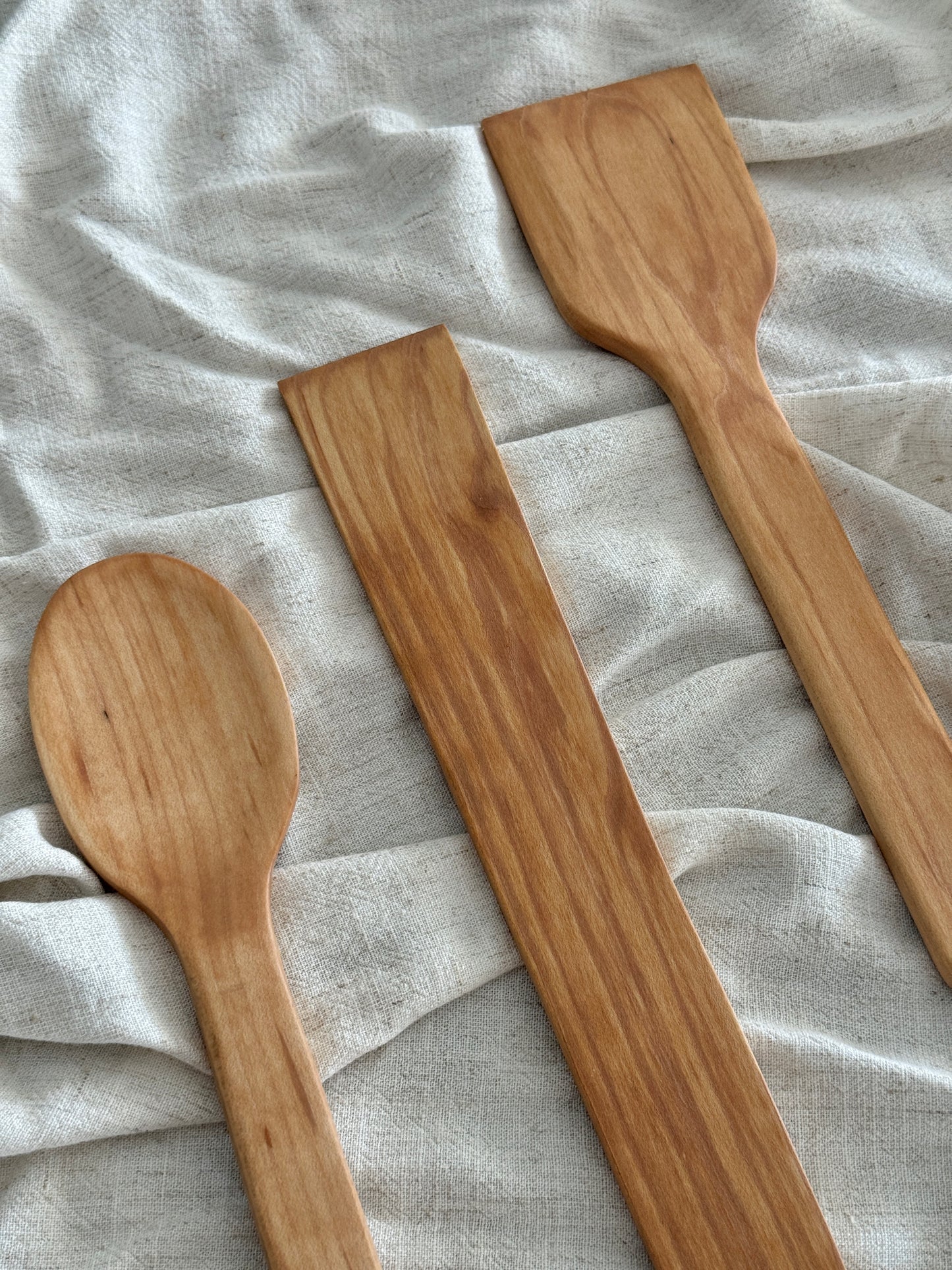 Handcrafted Hardwood Cooking Utensils – Wooden Spoon & Spatula