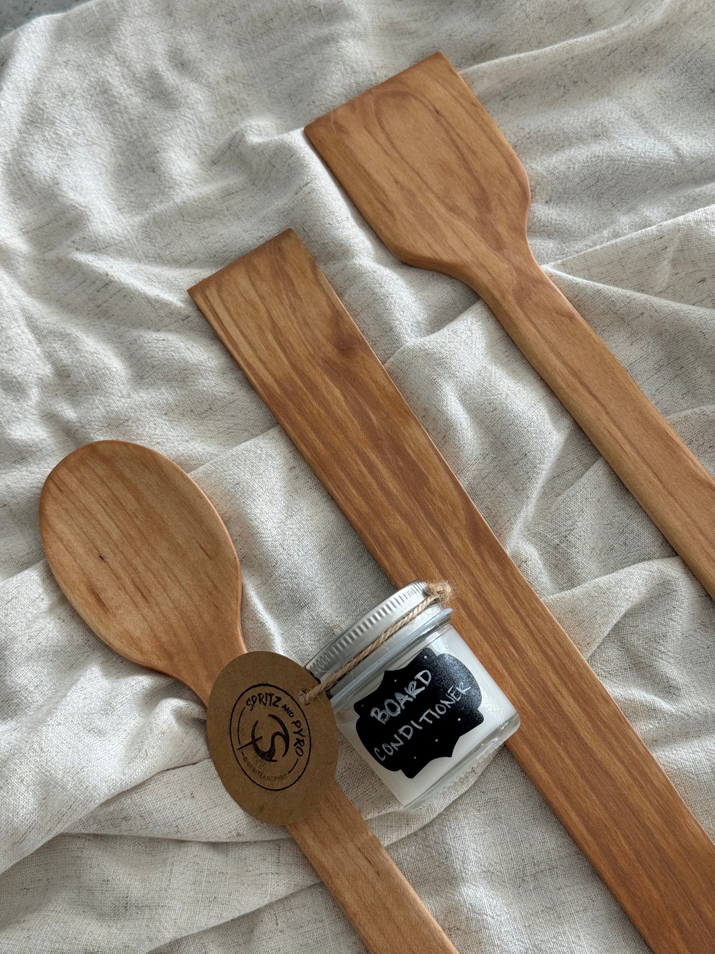 Handcrafted Hardwood Cooking Utensils – Wooden Spoon & Spatula
