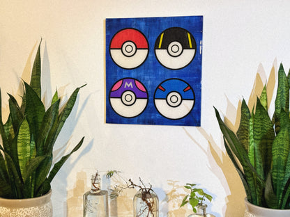 "Trainer's Choice" Gaming Wall Art - Hand-Painted Wood Decor