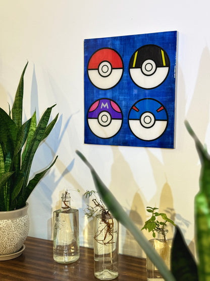 "Trainer's Choice" Gaming Wall Art - Hand-Painted Wood Decor
